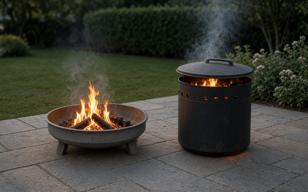 Feuerschale im Garten vs. Feuertonne: Was ist sicherer und raucht weniger?